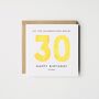 Personalised 60th Birthday Card *Age/Colour Options, thumbnail 5 of 5