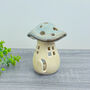 Ceramic Mushroom Lamp Toadstool Tealight Candle Holder, thumbnail 5 of 10