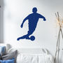 Footballer Player Wall Sticker, thumbnail 3 of 8