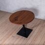 Bistro Oak Solid Wood Round Dining Table, thumbnail 3 of 4