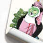 Panda Bear Bathroom Facemask, Funny Bathroom Art, thumbnail 6 of 7