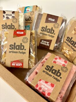 Six Vegan Bestsellers Fudge Slab Display Box, 2 of 6