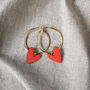 Heartbreaker Hoop Earrings, thumbnail 1 of 5