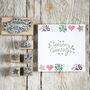 Christmas Greeting Rubber Stamps, thumbnail 5 of 5
