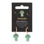 Aventurine Crystal Mushroom Earrings, thumbnail 3 of 4