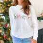 Colourful Reindeers Christmas Jumper For Her And Him, thumbnail 8 of 10