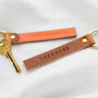 Personalised 'This Daddy Belongs To…' Leather Keyring, thumbnail 2 of 3