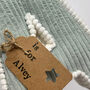 Contrasting Trim Corduroy Fabric Letters, thumbnail 3 of 9