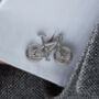 Cycling Bicycle Cufflinks, thumbnail 1 of 5
