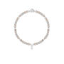 Labradorite And Silver Beads Healing Crystals Bracelet Gift, thumbnail 3 of 5