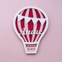 Personalised Hot Air Balloon New Baby Gift Wall Plaque, thumbnail 12 of 12