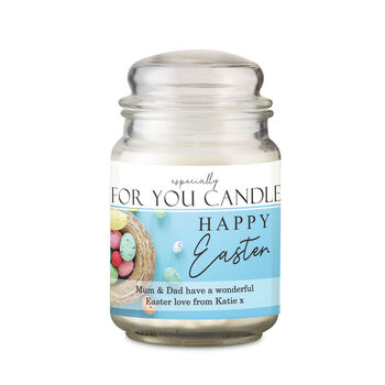 Personalised Happy Easter Scented Candle Jar, 3 of 5