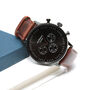 Architect Motivator In Black With Walnut Strap, thumbnail 4 of 4