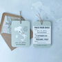 Personalised Destination Wedding Save The Date Map Tag, thumbnail 3 of 7