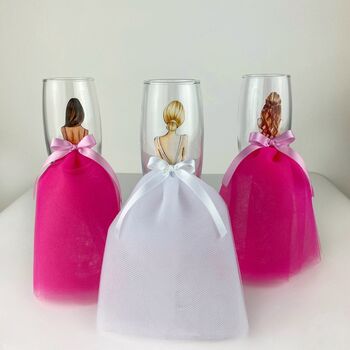 Bride To Be Gifts Hen Do Glasses Bridesmaid Proposal, 3 of 6