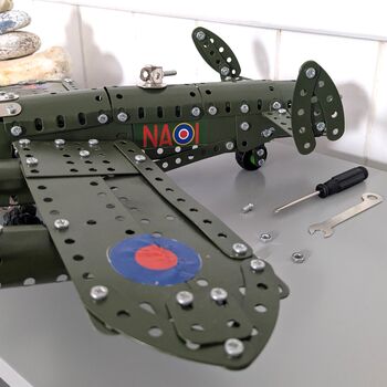 Make Your Own Lancaster Bomber Metal Construction Set, 2 of 7