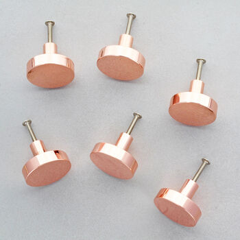 Luxury Rose Gold Cabinet Pull Knobs, 3 of 4