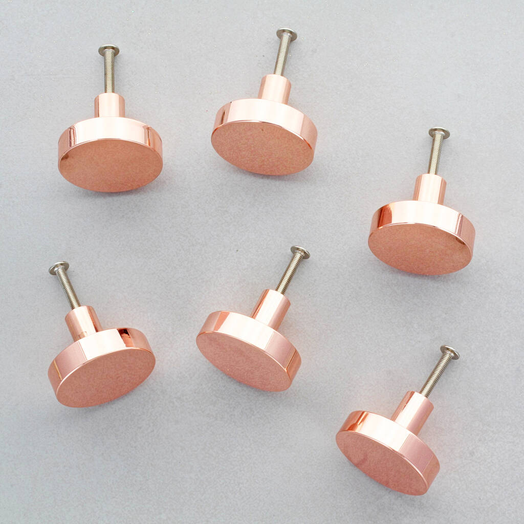 Luxury Rose Gold Pull Knobs By G Decor