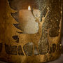 Woodland Scene Copper Candle Holder, thumbnail 4 of 5