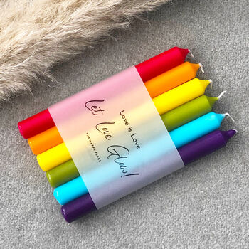 Lgbt Pride Rainbow Candle Gift Set Pride Gifts, 5 of 6
