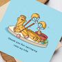 Cute Spring Rolls Greetings Card, thumbnail 6 of 9