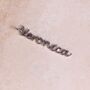 Solid Sterling Silver Personalised Name Pendant, thumbnail 2 of 5