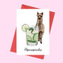 Alpacaipirinha Cocktail Greeting Card, thumbnail 1 of 4