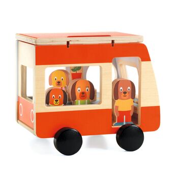 Kids Wooden Mini Camper Van, 2 of 4