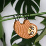 Handmade Hanging Sloth Decoration For Plant, thumbnail 2 of 3
