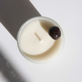 January Birthstone Garnet Crystal Candle, 2 of 6