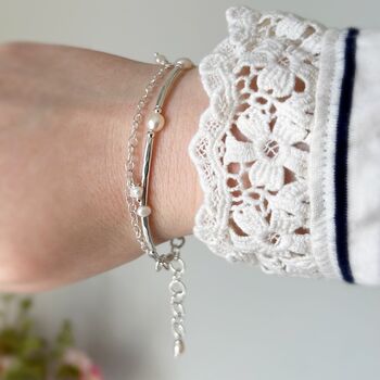 Freshwater Pearl Layered Bracelet, 3 of 7