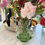 Organi Small Green Glass Vase, thumbnail 2 of 6