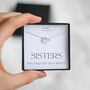 Sister Necklace, Gift For Two Three Sisters, thumbnail 1 of 7