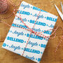 Funny Jingle Bellend Christmas Wrapping Paper, thumbnail 1 of 8