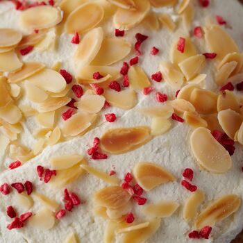 Vegan Almond And Raspberry Bakewell Cake, 3 of 4