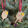 Personalised Pickleball Christmas Tree Decoration, thumbnail 2 of 5