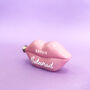 Personalised Lips Hip Flask, thumbnail 1 of 3