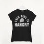 This Girl Is Hangry Women’s Slogan T Shirt, thumbnail 2 of 3