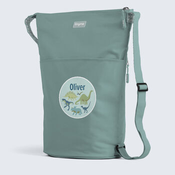 Personalised Dinosaurs Design Kids Swim Bag, 10 of 11