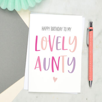 Birthday Card For Aunty, 2 of 2