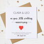 Personalised China 20th Wedding Anniversary Card, thumbnail 4 of 6
