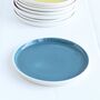 Colourful Handmade Porcelain Tea Plate, thumbnail 11 of 12
