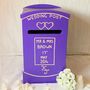 Wooden Personalised Wedding Post Box, thumbnail 5 of 8