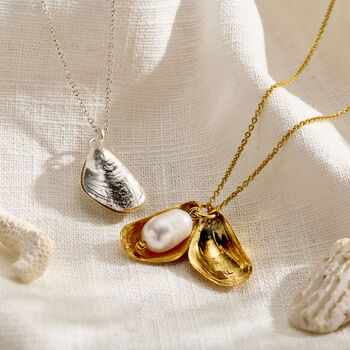 Personalised Mussel Shell And Pearl Necklace, 5 of 9
