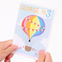Rainbow Balloon Personalised Birthday Card, thumbnail 2 of 2