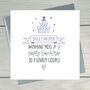 Wedding Cake Personalised Greeting Card, thumbnail 2 of 3