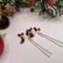 Handmade Festive Hair Pins Set Of Two, thumbnail 10 of 12