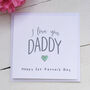 Daddy's First Father's Day Card, thumbnail 1 of 7