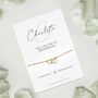 Will You Be My Bridesmaid Personalised Bridal Proposal Bracelet, thumbnail 6 of 12