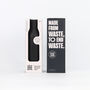 Circular And Co 500ml Stainless Steel Water Bottle Ink Black, thumbnail 2 of 7